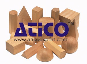 Hardwood Geometric Solids