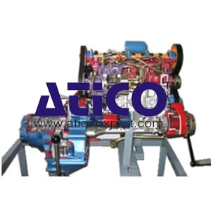 Sectional Working Model Of 4 Strokes Diesel Engine