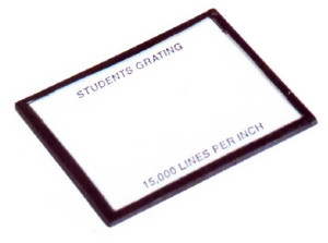 DIFFRACTION GRATING SLIDE