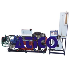 Four Cylinder Four Stroke Petrol Engine with Rope Break Dynamometer Test Rig